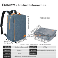 Ransel Laptop Oxford Anti Maling Tahan Air Ringan Desain Baru Kapasitas Besar Logo Kustom Unisex USB