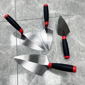 Ensemble de 4 truelles à maçonnerie, truelle à briques et spatule en acier au carbone, outils à main pour la maison et le chantier - Product Image 2