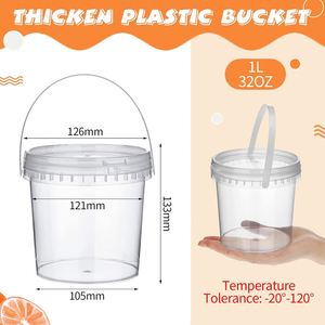 210ml 280ml 365ml 520ml 565ml 870ml Disposable Clear PP Plastic Soup Box <b>Takeaway</b> Food <b>Containers</b> Lid Food-Safe for Lunches - Product Image 2