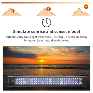 30cm đến 150cm cao cấp Aquarium LED Top chiếu sáng lịch thi đấu Aquarium LED chiếu sáng Aquarium ánh sáng LED - Product Image 2