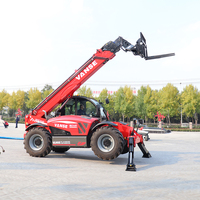 Chariot télescopique VANSE 14m 4 tonnes pour manutention en altitude, robuste, nouveau moteur diesel Cummins, 4 roues motrices