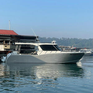 프리미엄 11m 용접 알루미늄 낚시 보트 넓은 중앙 캐빈 외부 엔진 저렴한 가격 - Product Image 6