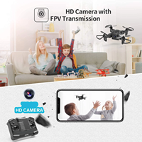 Avion RC pliable 4DRC V2 avec caméra WiFi, maintien d'altitude, mini avion acrobatique, jouets volants d'intérieur, drone télécommandé