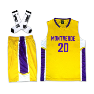 OEM製造の100％ポリエステル製プレミアムメッシュスポーツキット、カスタムデジタルプリント、通気性のある大人用練習用バスケットボールユニフォーム - Product Image 1