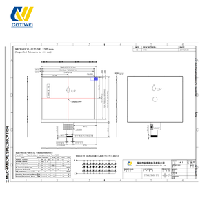 K & D 8-дюймовый ультра широкий TFT-<span class=keywords><strong>LCD</strong></span> модуль панели дисплея 1024x768 разрешение 300 нит яркость высокое качество Заводская прямая ЖК-дисплей - Product Image 3