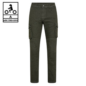 STRIDE CARGO Pantalon moto en carbure certifié CE Vert militaire 40 - Product Image 1