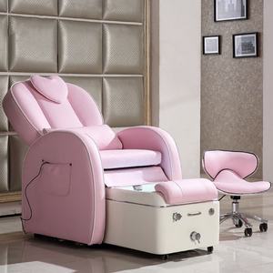 Zxm Luxury Modern Lounge Professional pink Girls Pedicure Chairs with <b>Massage</b> for <b>Foot</b> Spa - Product Image 3
