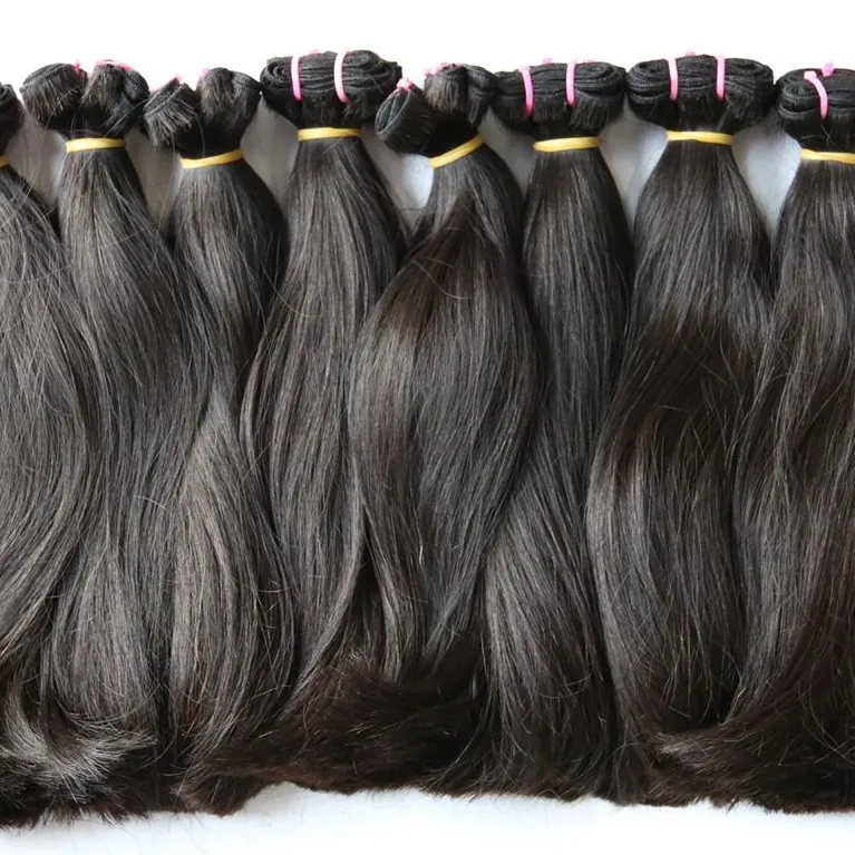 Extensiones de cabello lacio Natural y sedoso, sin enredos, sin caída, 100% virgen, vietnamita