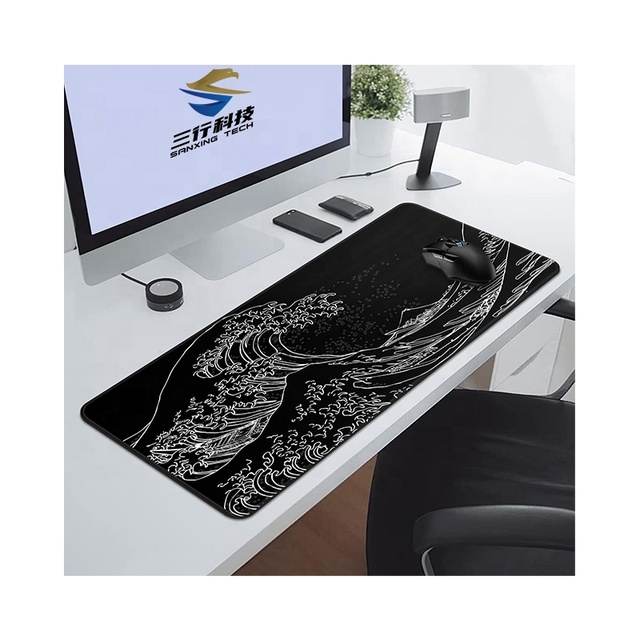 Wholesale Custom Printed 3D Water Resistant Rubber Gaming Mouse Pad Non-Slip Large Size High Quality Durable Stock for Office