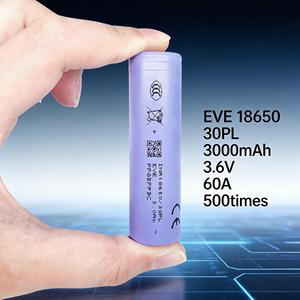 프리미엄 INR18650 30PL 충전식 배터리 3000mAh 고용량 산업용 가습기용 - Product Image 1