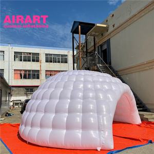Tienda de cúpula inflable con soplador de aire de una puerta Blanca nueva, cúpula de <span class=keywords><strong>yoga</strong></span> caliente inflable, <span class=keywords><strong>estudio</strong></span> de <span class=keywords><strong>yoga</strong></span> en casa en gran oferta - Product Image 4