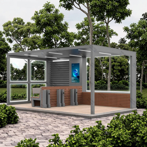 Thép không gỉ năng lượng mặt trời thông minh tùy chỉnh pergola tán nơi trú ẩn gazebo carport sunroom nhà kính vườn đổ bóng cấu trúc - Product Image 3