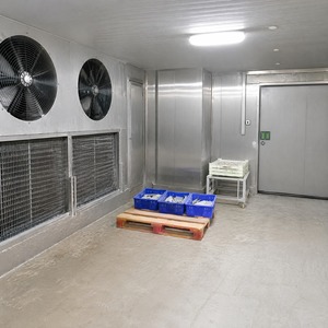 Cámara de Congelación Rápida -35°C con Compresor de Tornillo, Unidad Condensadora, Enfriador de Aire y Aislamiento de PU para Procesamiento de Alimentos - Product Image 1