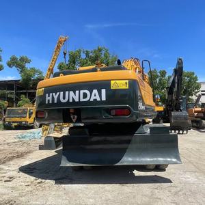 Excavadora de Ruedas Usada Hyundai 210W-9T 210W de 21 Toneladas Fabricada en Corea, Excavadora de Ruedas Usada Hyundai 210 210W 210W-9 210-9 210-9T - Product Image 6