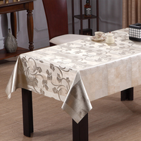 Nappe en PVC métallique mosaïque argentée RNPT avec support tissé, imperméable et facile à nettoyer pour table de cuisine