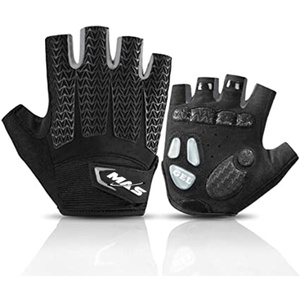 Guantes de Levantamiento de Pesas Impact para Hombre y Mujer, Transpirables, de Cuero, Medios Dedos, Antideslizantes, Protección de Palma para Ciclismo y Deportes al Aire Libre - Product Image 1