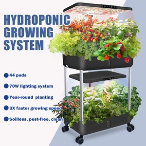 Sistema di Coltivazione Idroponica con Serbatoio d'Acqua, Giardino Intelligente da Interno con Luci LED <span class=keywords><strong>per</strong></span> la Crescita di Verdure, Frutta e Fiori - Product Image 2