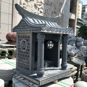 Approvisionnement d'usine En Plein Air Super Mini Temple Pierre Sanctuaires en pierre Antique Petit Temple Du <span class=keywords><strong>Dieu</strong></span> De <span class=keywords><strong>La</strong></span> Terre TU DI GONG MIAO Baldachine - Product Image 5