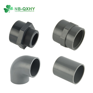 NBQXHY Raccord de tube en plastique <span class=keywords><strong>PVC</strong></span> DIN GB Raccord en T égal UPVC Union Cross 20mm 160mm Raccords de tuyau d'alimentation en eau industrielle - Product Image 3