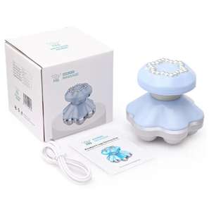 Mini masajeador de mano portátil masaje vibratorio espalda cuello cuerpo completo SPA herramientas de masaje para mujer - Product Image 1