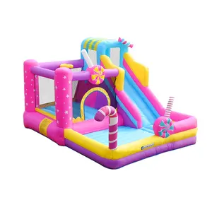 Casa inflable de rebote para adultos, castillo hinchable para fiesta de boda, al aire libre, para interior y exterior, de color rosa, gran oferta