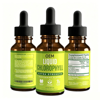 Gouttes de chlorophylle liquide en gros pour la détox et le désodorisant interne, stimulant naturel d'énergie, 60 ml