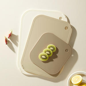 Tabla de cortar rectangular Hy-0124 de polipropileno antibacteriana para cocina, para cortar frutas, verduras y preparar alimentos para bebés. - Product Image 5