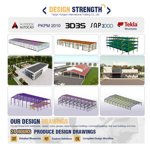 Galpão de Estrutura Metálica de Aço, Edifício de Aço, Armazém de Estrutura Metálica Pré-fabricada - Product Image 3