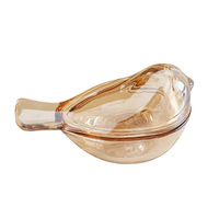 SYLWAN OEM-contenedor de vidrio moderno en forma de pájaro, piezas decorativas para el hogar, almacenamiento transparente, artesanía de vidrio