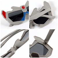 Gafas de Sol de Moda para Niños con Diseño de Robots Transformers de Dibujos Animados, Gafas de Sol Infantiles con Personalidad 2025
