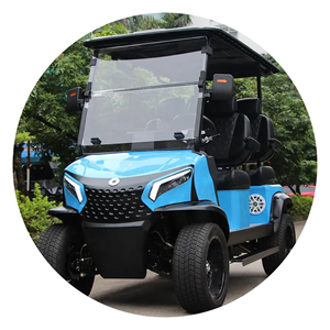 Chariot de <span class=keywords><strong>golf</strong></span> résidentiel 4 places exclusif aux États-Unis avec batterie 48V Endurance électrique longue durée sans bruit pour les résidents - Product Image 1