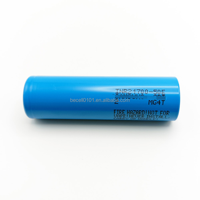 Original Sam Sung Inr21700-50e Li-ion Cell High Power 3C 15A 5000mAh Li Ion Battery 3.6v Rechargeable Battery Cell