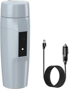 Bouilloire électrique à contrôle de température 12V, tasse chauffante en acier inoxydable pour café, gobelet de voyage, tasse intelligente pour voiture - Product Image 1