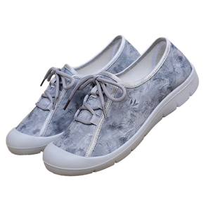 Scarpe da donna in tela alla moda, nuove, di alta qualità, traspiranti e comode, con lacci, ideali per primavera, estate e autunno - Modello Single Side Boom - Product Image 1