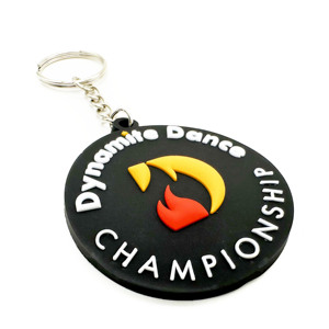 Fine Finish <b>Custom</b> Soft PVC Keyring Embossed Logo Rubber <b>Keychain</b> for Sophisticated Branding - Product Image 4