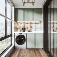 Buffet LED avec tiroirs de rangement et étagères ouvertes, en MDF modulaire - Fabrication OEM personnalisée, directement de l'usine