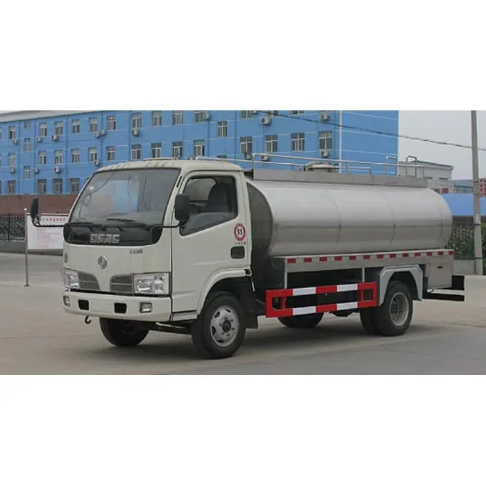 5000L Stainless Steel Drinking Water Tanker Vehicle Milk Transport Tank Truck