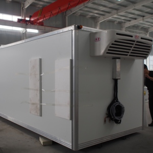 Pérou Chili FOTON <span class=keywords><strong>Concessionnaire</strong></span> ISUZU Fabricant de confiance Produire des pièces de boîte de camion frigorifique Cold Van Body Truck - Product Image 1