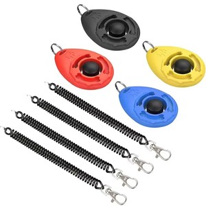 Clicker de Plástico para Entrenamiento de Perros con Cordón de Resorte y Llavero, Logotipo Personalizado, Suministros para Entrenamiento de Obediencia de Cachorros - Product Image 3