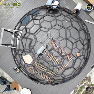Fabrika fiyatı ile Glamping oteller için Kambo açık Geodesic Dome kabarcık evi - Product Image 3