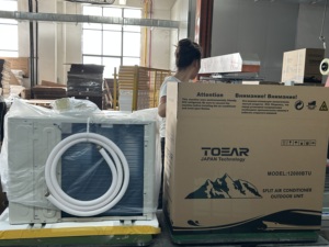 เครื่องปรับอากาศติดผนังแบบแยกส่วน 220V เสียงเบา ประหยัดพลังงาน ทำความเย็นและความร้อน สำหรับใช้ในครัวเรือน แอร์คอนอัจฉริยะ ปรับความถี่ได้ - Product Image 3