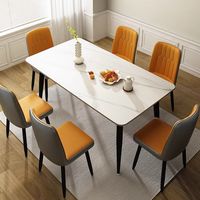 Ensemble table et chaises de salle à manger 2 places MYUZLight 2025, style italien de luxe, en bois massif, finition mate, rectangulaire, sans assemblage