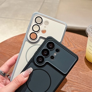 Original Matte Magnetic Case for Samsung Galaxy S26 Ultra Plus Glass Lens <b>Protector</b> Wireless Charge Shockproof <b>Cover</b> - Product Image 5