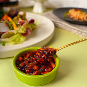 Huile de chili croustillante Huile de <span class=keywords><strong>piment</strong></span> épicée à cinq noix-un incontournable pour les repas - Product Image 5