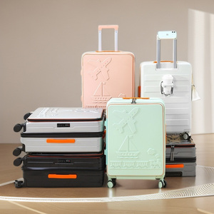 Maleta <span class=keywords><strong>de</strong></span> <span class=keywords><strong>Viaje</strong></span> Juvenil con Puerto <span class=keywords><strong>de</strong></span> Carga USB, Bolsillo Frontal y Superior, Ligera, Edición Universal Artística, Venta al Por Mayor - Product Image 1