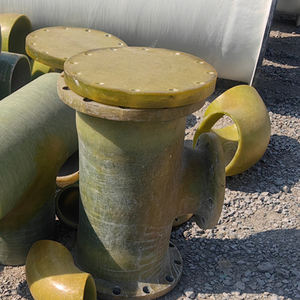 หน้าแปลนฟรังส์กันสารเคมีครีบตาบอด FRP Spectacle FLANGES ฯลฯ - Product Image 3