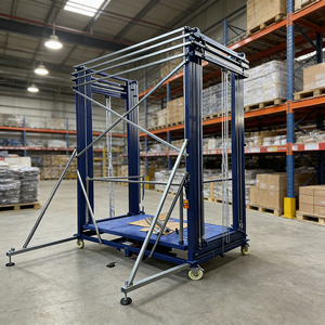 Plateforme élévatrice hydraulique mobile à commande à distance, hauteur de levage de 2 à 10 m, capacité de charge de 500 kg, <span class=keywords><strong>échafaudage</strong></span> électrique pour la construction et l'entretien - Product Image 1
