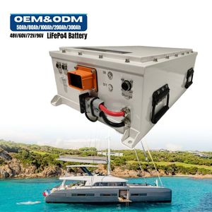 Batería Marina a Prueba de Agua IP67, Paquete de Baterías de Litio de 96v 100ah - Product Image 1