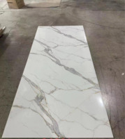 Panneau mural en PVC de haute qualité, résistant aux rayures, artistique, brillant, effet marbre, pour une application moderne dans la vie quotidienne