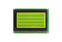 COB graphique 12864 Module 128*64 points matrice de points STN lettres noires sur fond jaune-vert LCDModule interface parallèle mono